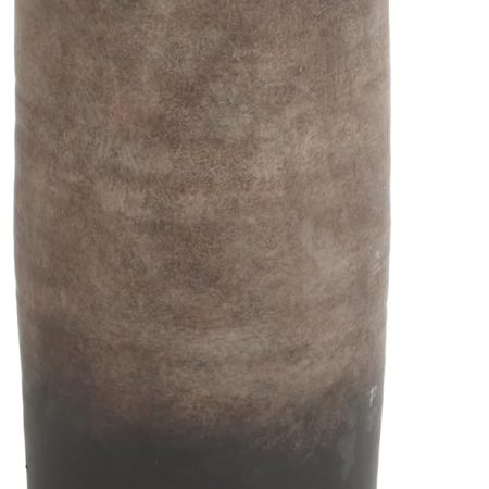 Ceramic Floor Vase,19 Inch Brown Ombre Terracotta Rustic Pottery Large Vases for Living Room Decor, Farmhouse Decorative Narrow Flower Vase Home Decor