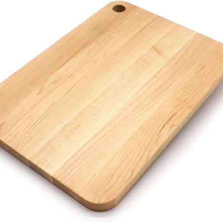 Medium Prep Cutting Board, Thick Maple Wood Cutting Boards For Kitchen - 14" x 10" x .75"